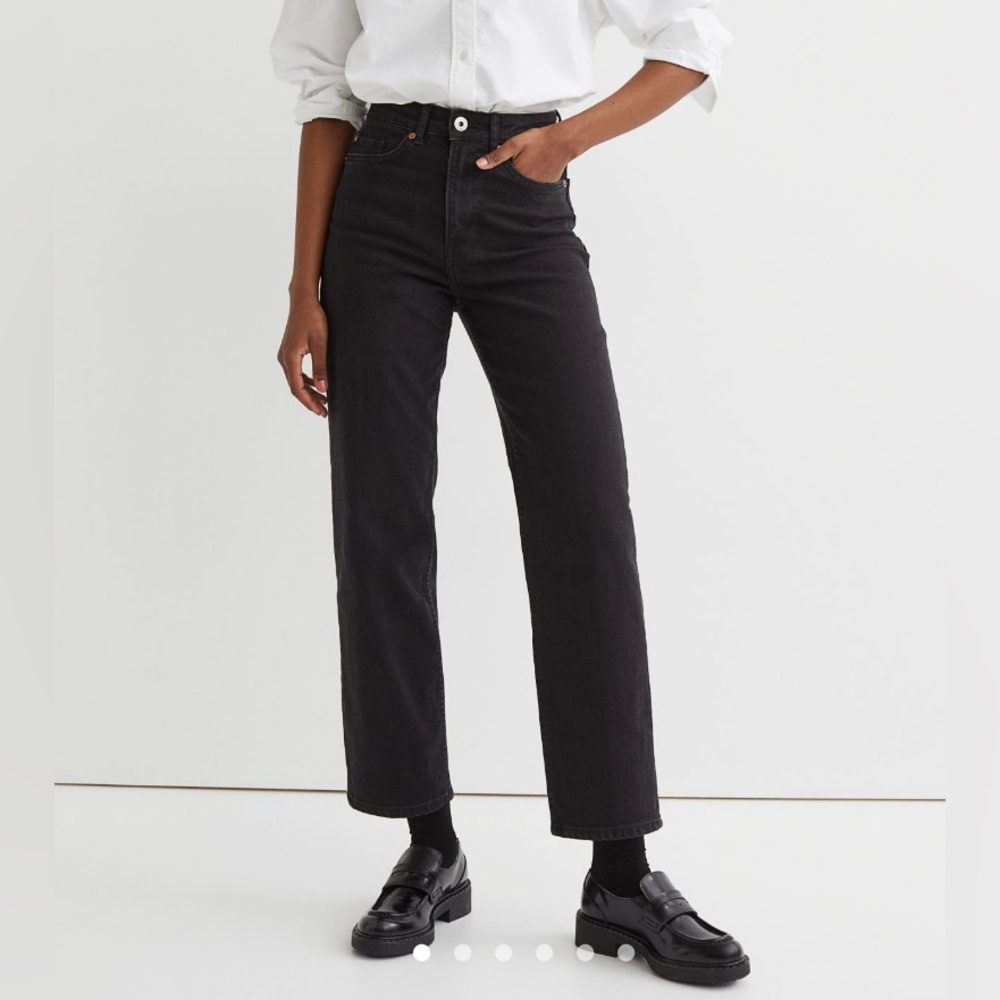 Straight High Ankle Jeans